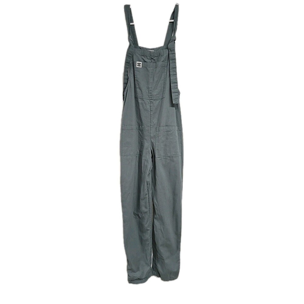 Lucy & Jumpsuit Overall 00% Organic Cotton Pockets Lightweight Green Women’s 4R